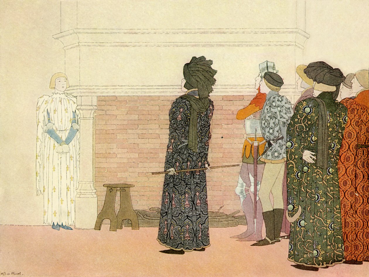 Johanna von Orléans als Gefangene der Engländer von Louis Maurice Boutet de Monvel