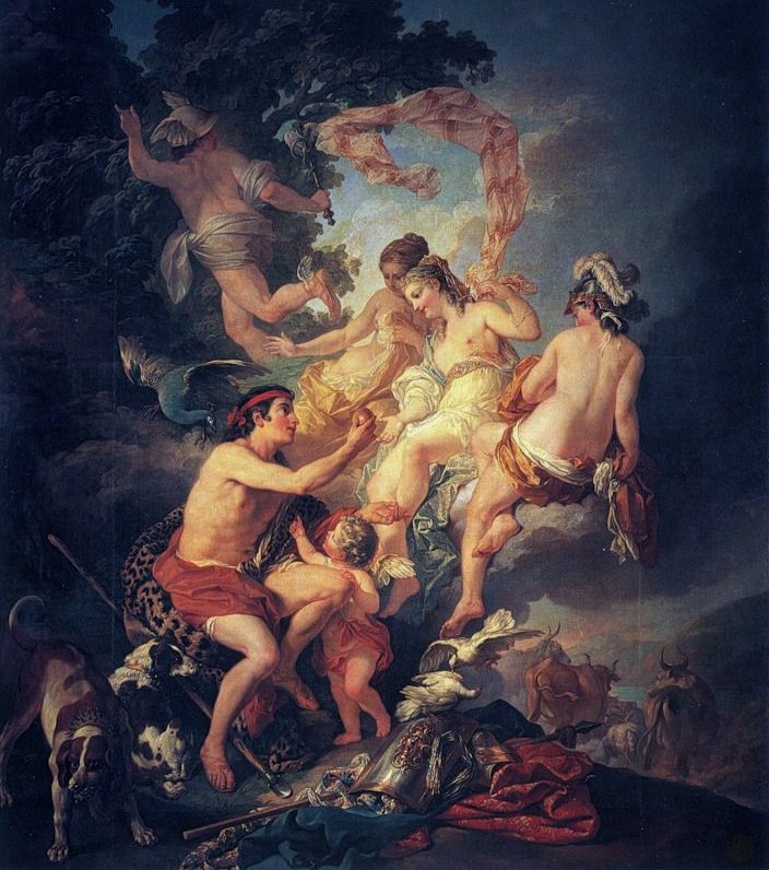 Das Urteil des Paris von Louis Jean François Lagrenée