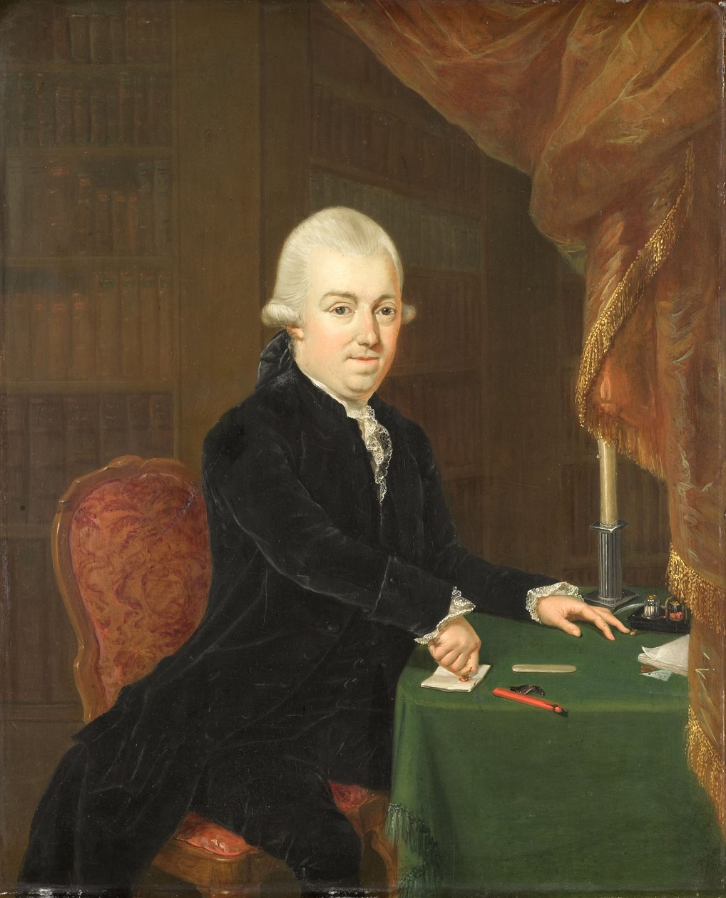 Porträt von Jan Bernd Bicker (1746-1812), Kaufmann und Bankier in Amsterdam, 1796 Präsident der Nationalversammlung von Louis Bernard Coclers