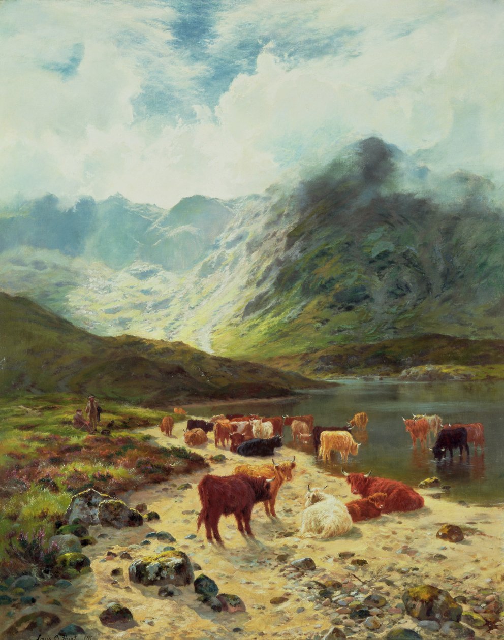 Ross-shire Loch, 1888 von Louis Bosworth Hurt