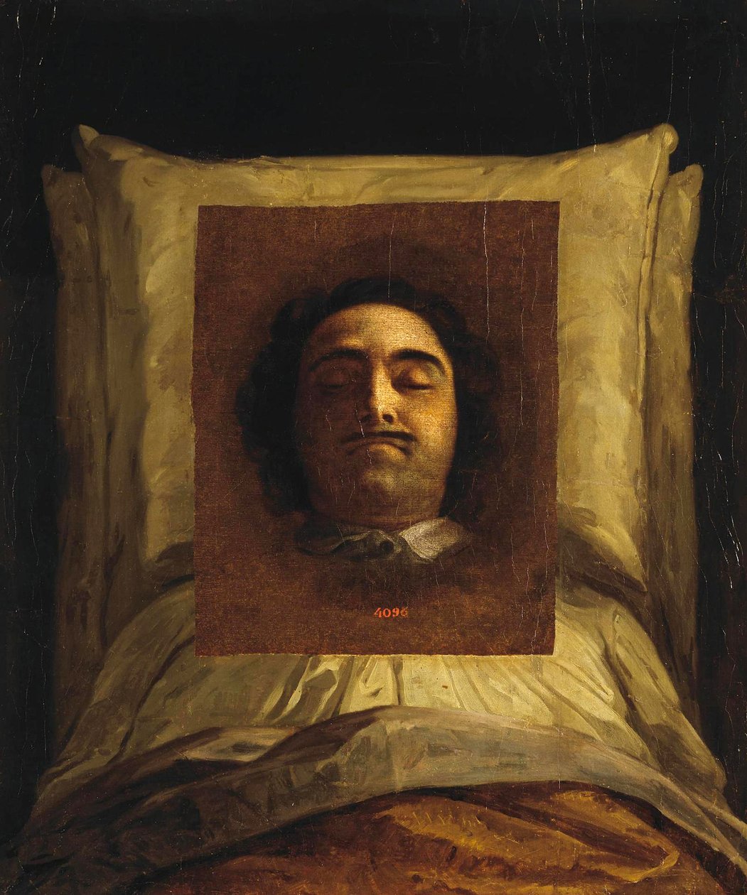 Peter I. auf seinem Sterbebett von Louis Caravaque