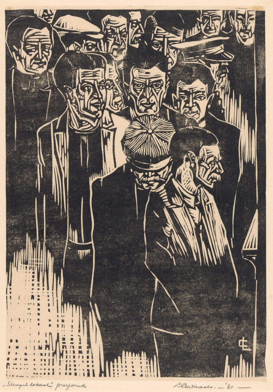 Stempellokal von Louis Cardinaals (signed by artist)