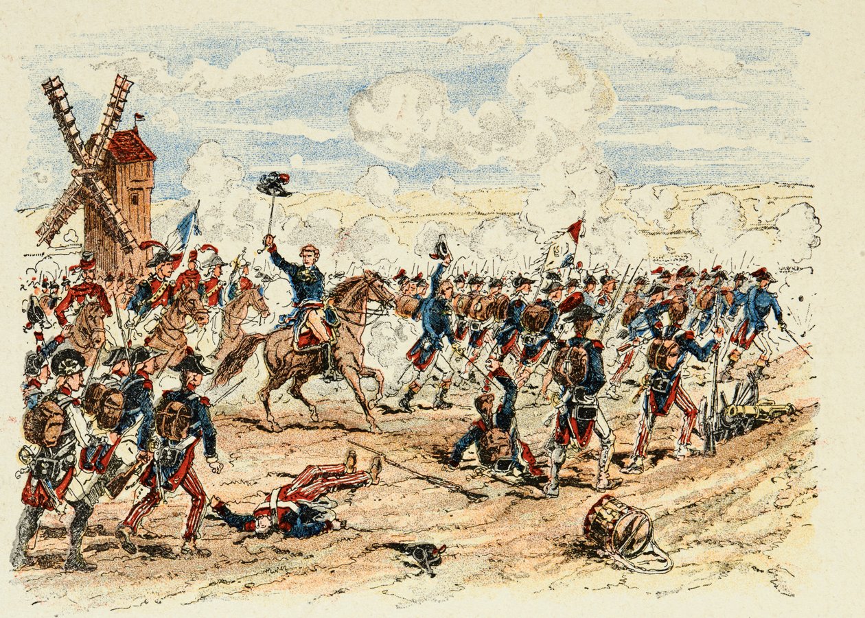Illustration aus dem Buch „Die Helden des Jahrhunderts“, anekdotische Erzählungen von Dick de Lonlay, illustriert von Louis Bombled von Louis Charles Bombled