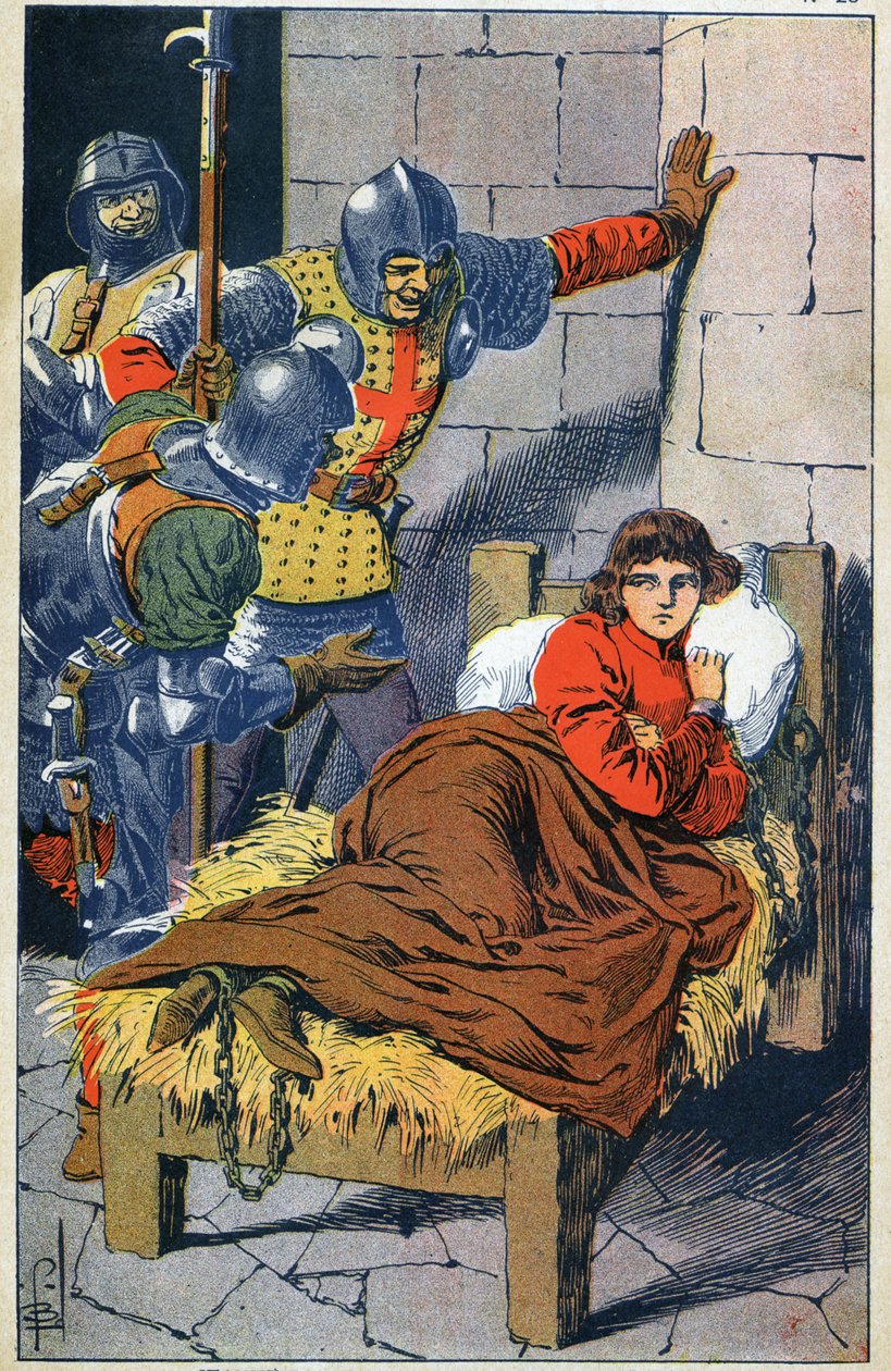 Johanna von Orléans im Gefängnis von Louis Charles Bombled