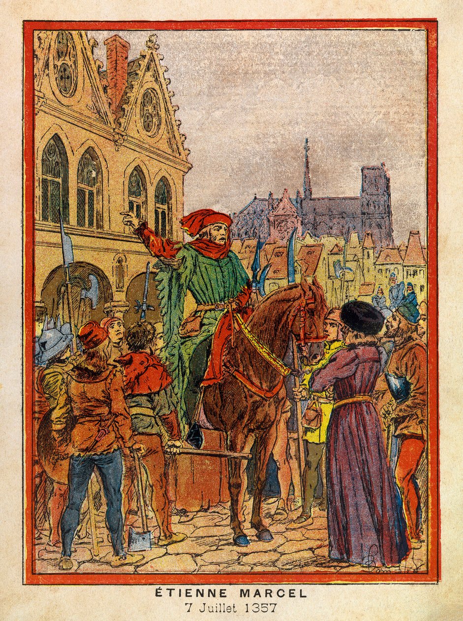 Die großen Tage des Hôtel de Ville de Paris von A. Mercier, illustriert von Louis Bombled: Am 7. Juli von Louis Charles Bombled