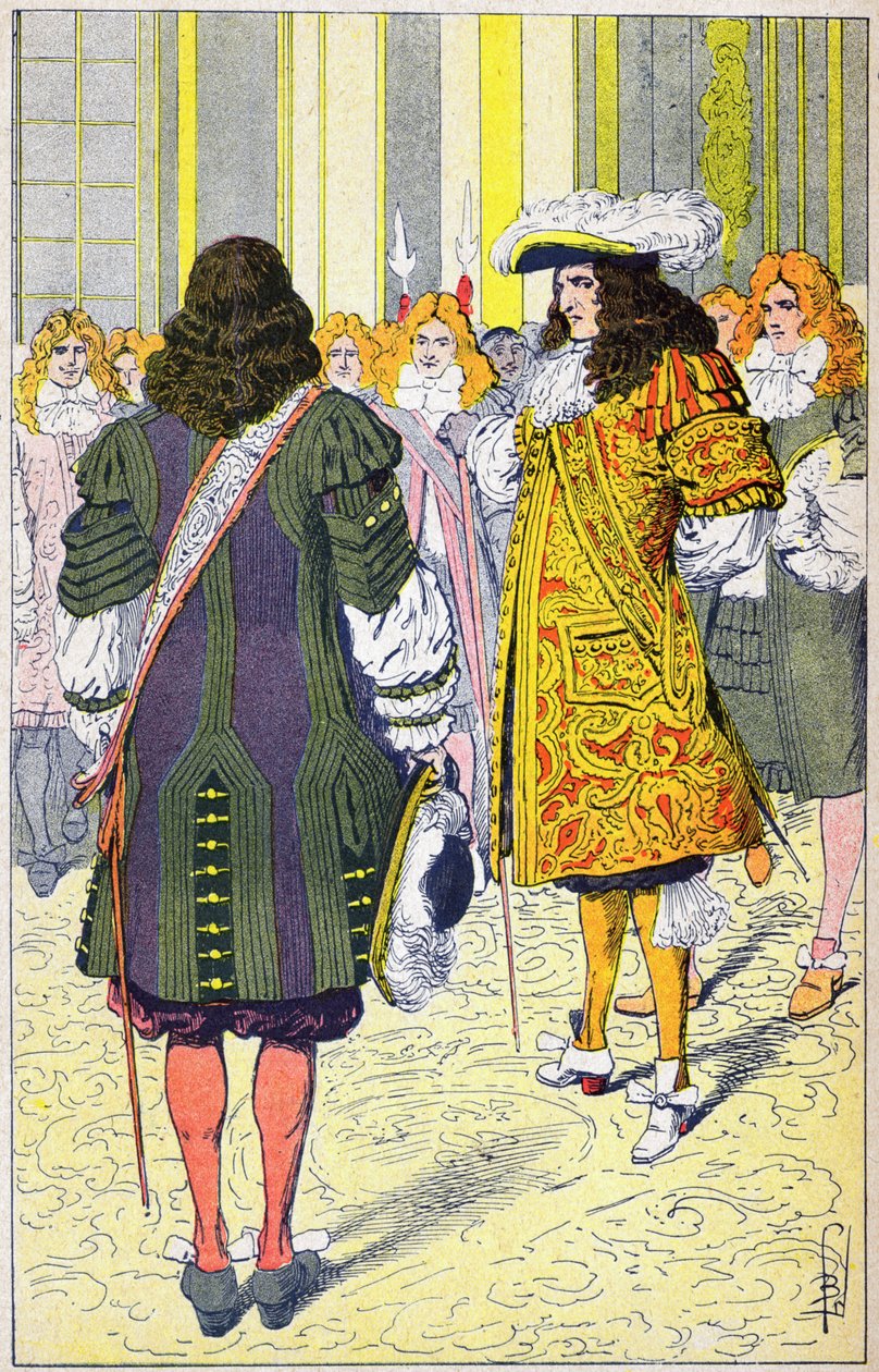 Ludwig XIV. und der Botschafter von Holland von Louis Charles Bombled