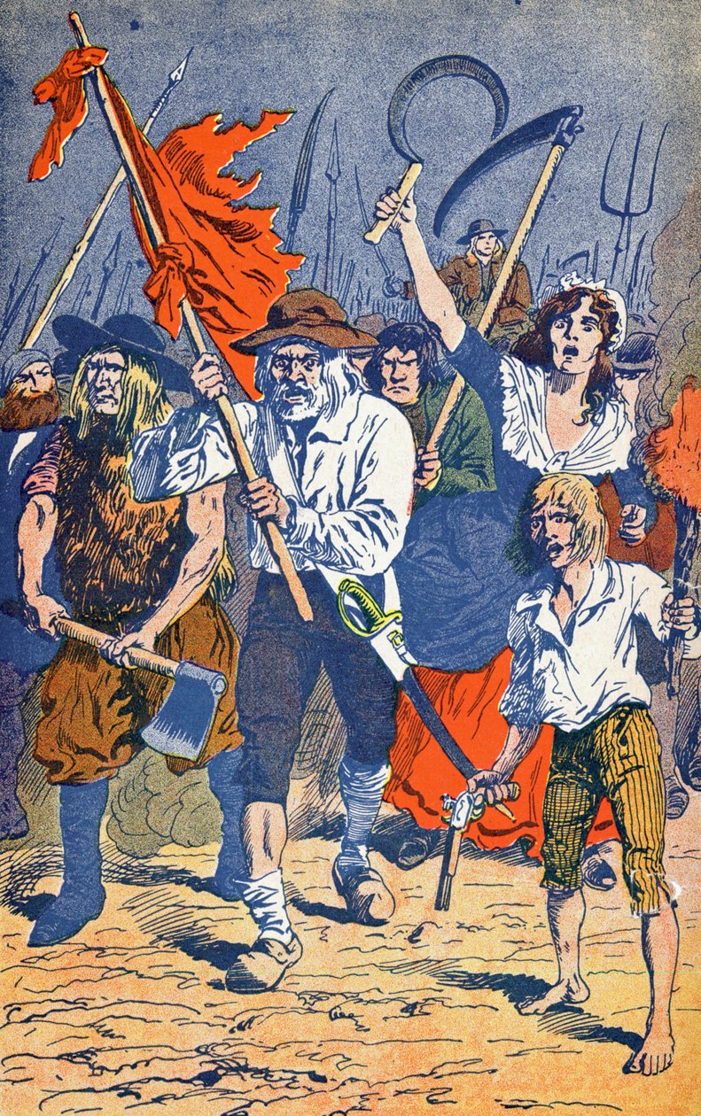 Bauernaufstand vor der Französischen Revolution von Louis Charles Bombled