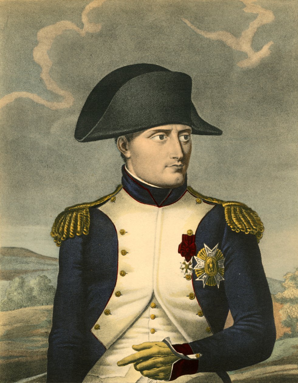 Napoleon der Große, Kaiser der Franzosen, König von Italien, um 1806, 1921 von Louis Charles Ruotte