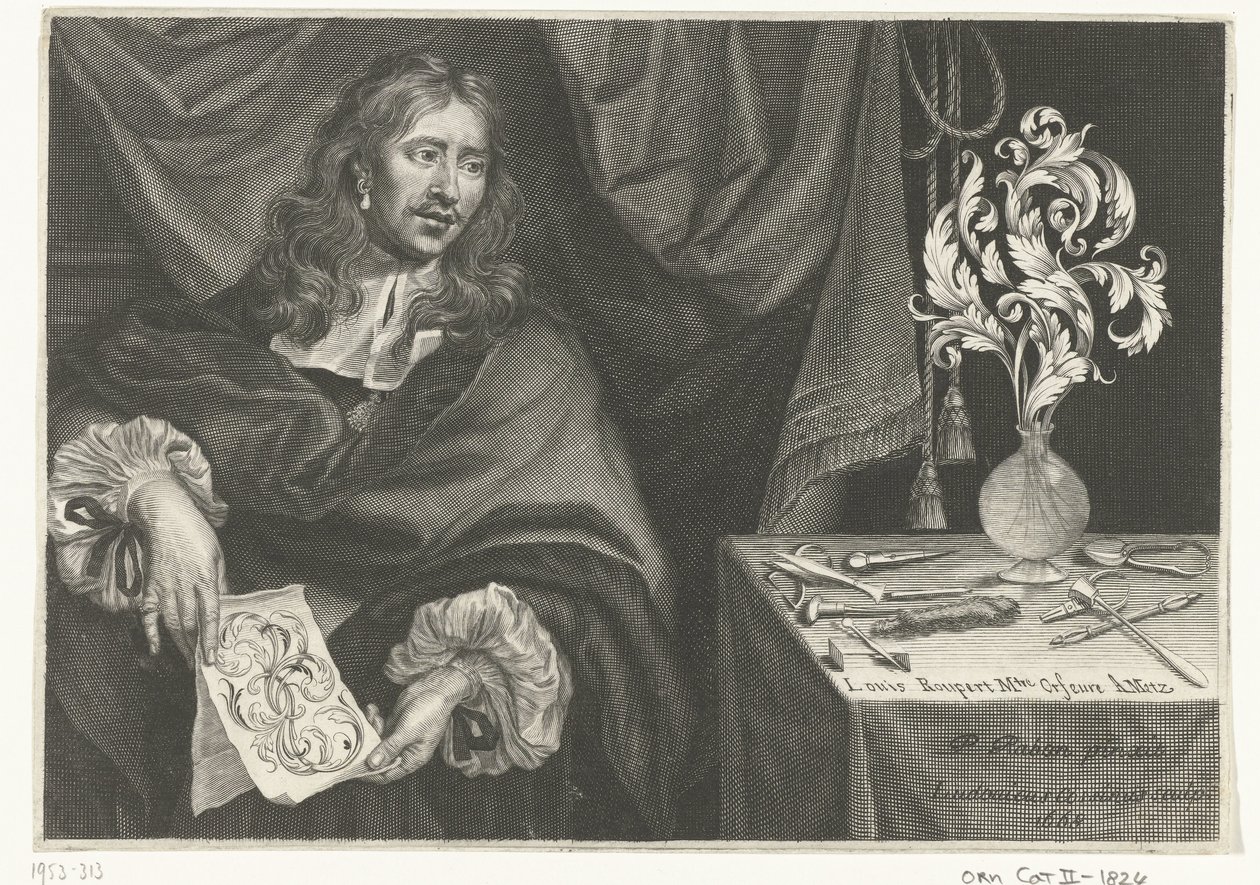 Titelblatt mit dem Porträt von Louis Roupert von Louis Cossin
