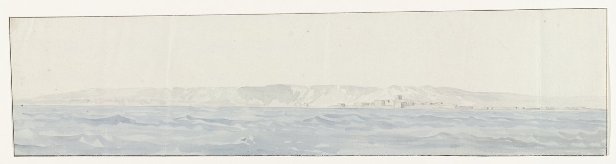 Blick auf Crotone und die Küste von Louis Ducros