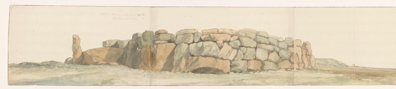 Monument der Phönizier oder Karthager auf der Insel Gozo aus einer anderen Perspektive von Louis Ducros