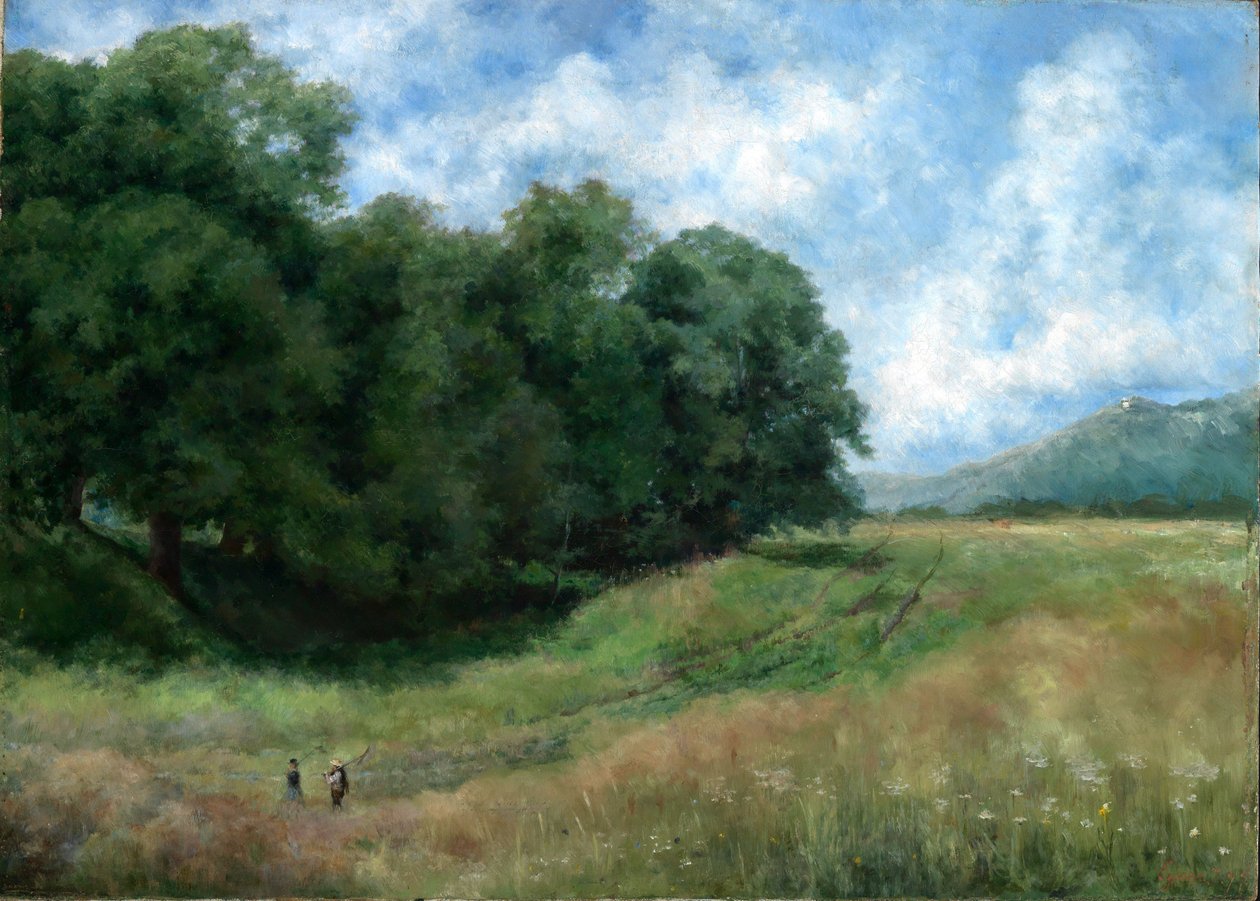 Feldweg bei Kronberg im Taunus von Louis Eysen