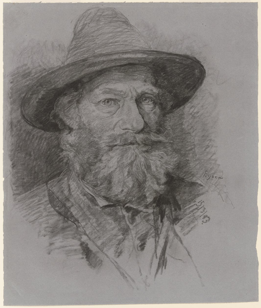 Porträt des Cousins Hils von Louis Eysen