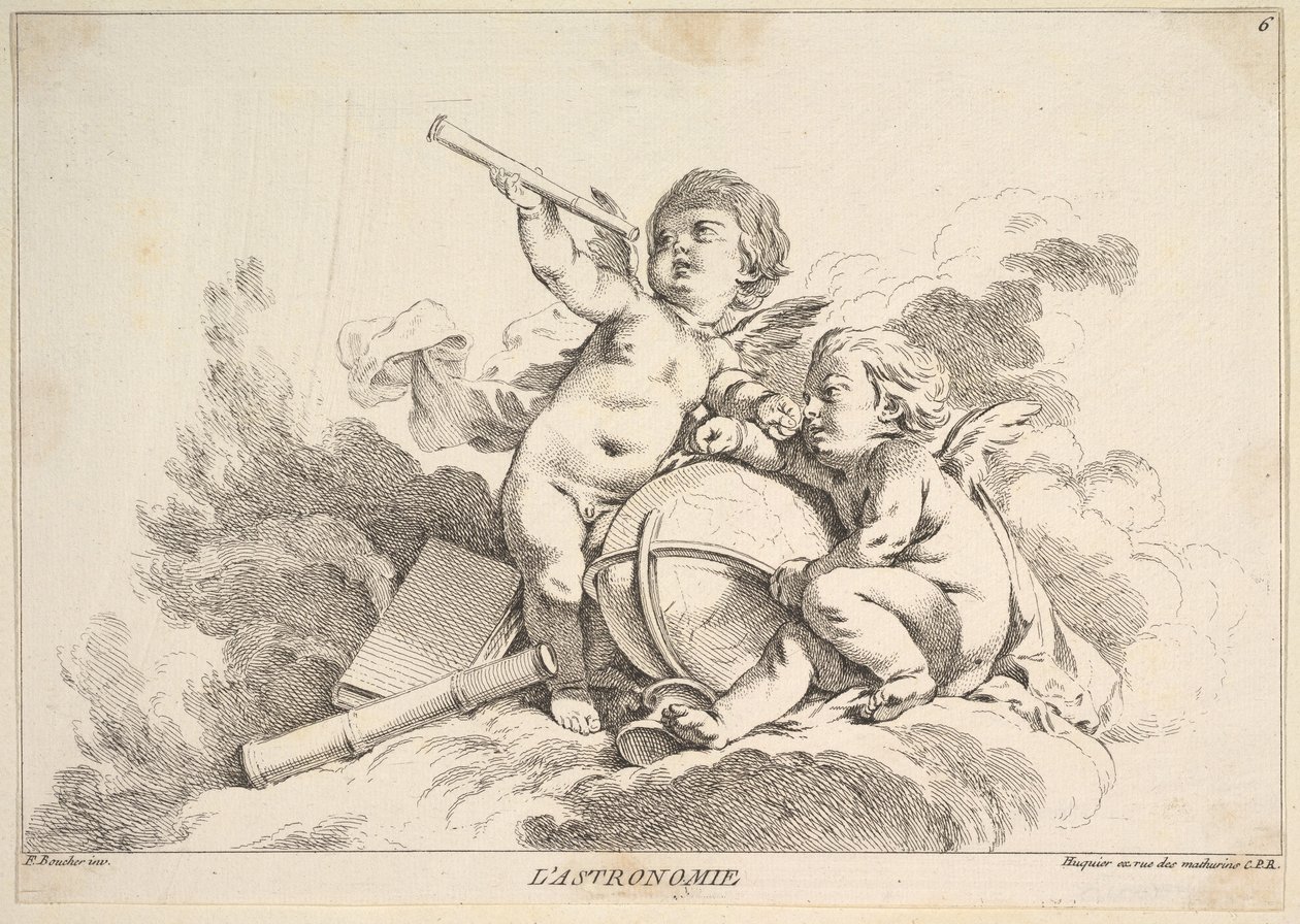 Astronomie von Louis Felix de la Rue