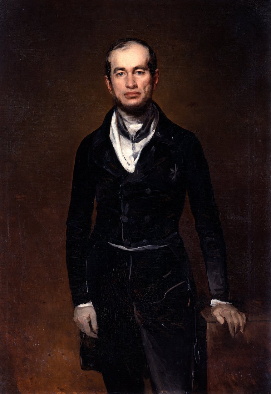 Porträt des Kammerherrn Graf Julius Zech-Burkersroda, 1841 von Louis Ferdinand von Rayski