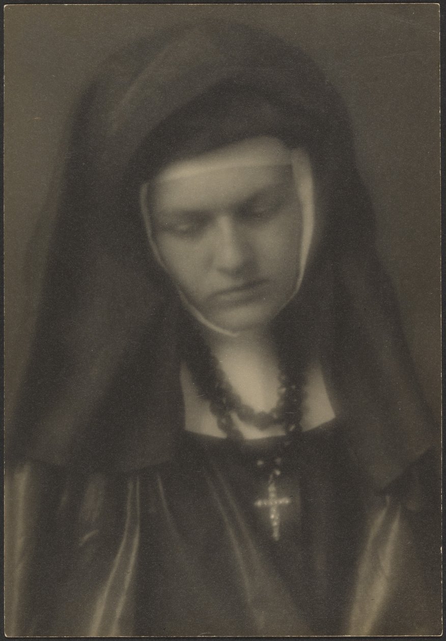 Porträt einer Nonne von Louis Fleckenstein