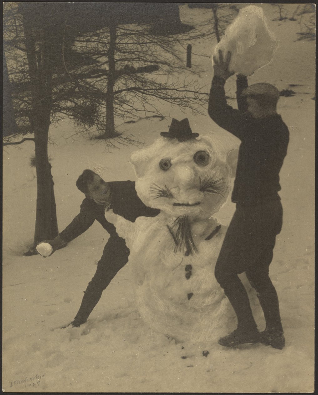 Der Schneemann von Louis Fleckenstein