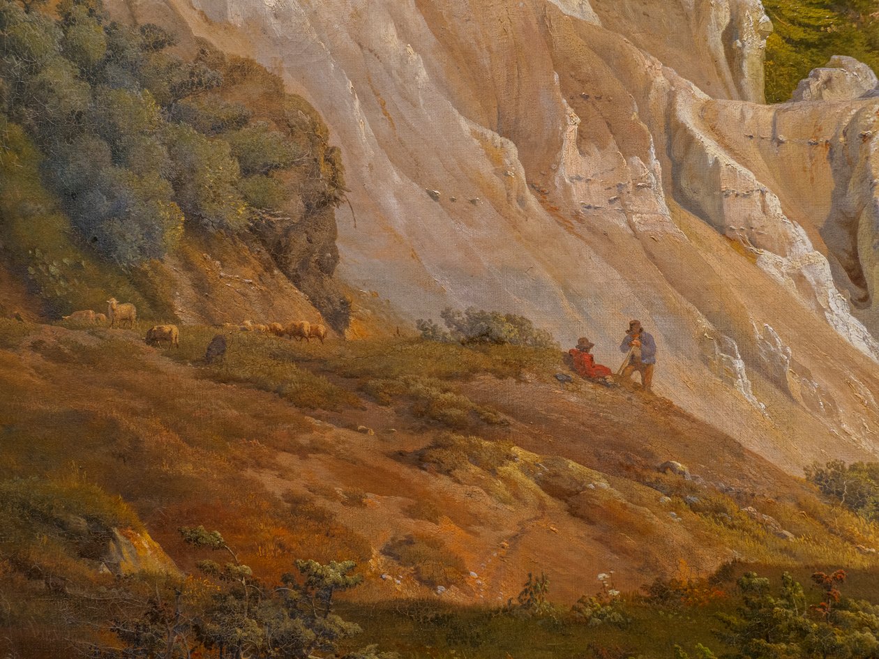 Die Klippen von Møns Klint von Louis Gurlitt