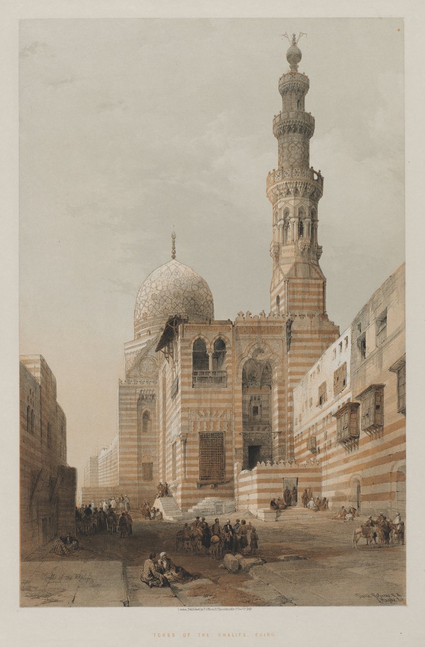 Ägypten und Nubien, Band III: Gräber der Kalifen, Kairo, 1848 von Louis Haghe