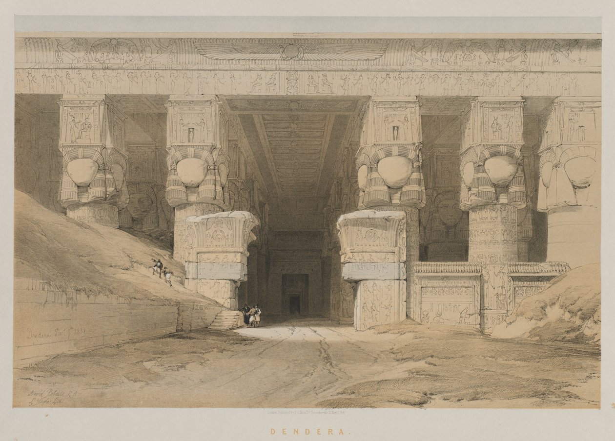 Ägypten und Nubien, Band I: Dendera von Louis Haghe