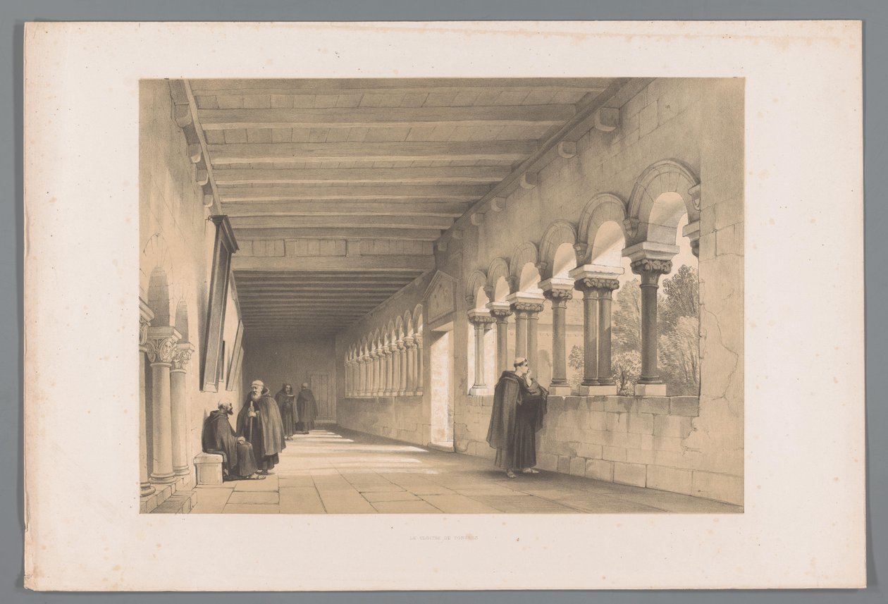 Kreuzgang in Tongeren von Louis Haghe