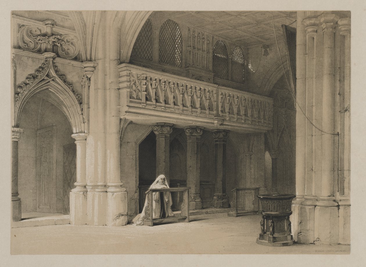 Skizzen in Belgien und Deutschland, Band I: Nönnberg-Kloster, Salzburg von Louis Haghe
