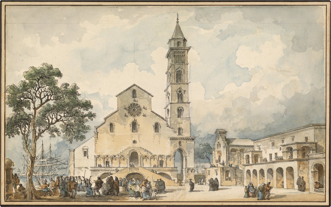 Die Kathedrale von Trani von Louis Jean Desprez