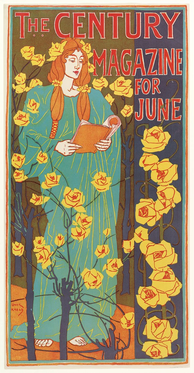 The Century Magazine für Juni, veröffentlicht 1896 von Louis John Rhead