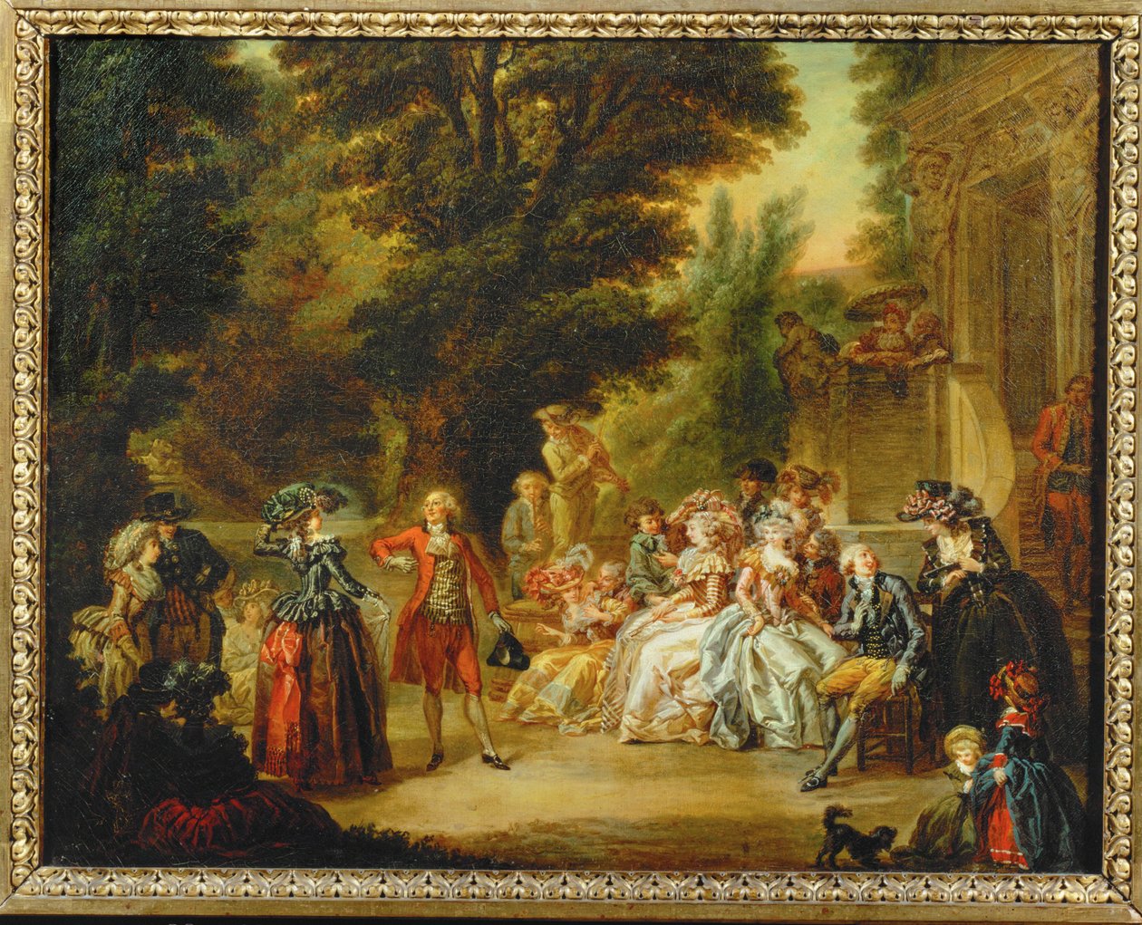 Menuett unter der Eiche von Louis Joseph (1731-98) Watteau