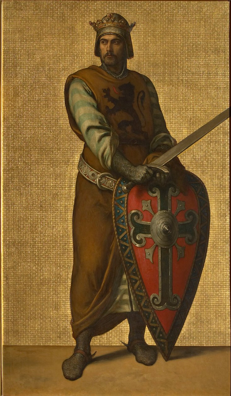 Robert II. von Jerusalem, 1872-1877 von Louis Joseph Gallait
