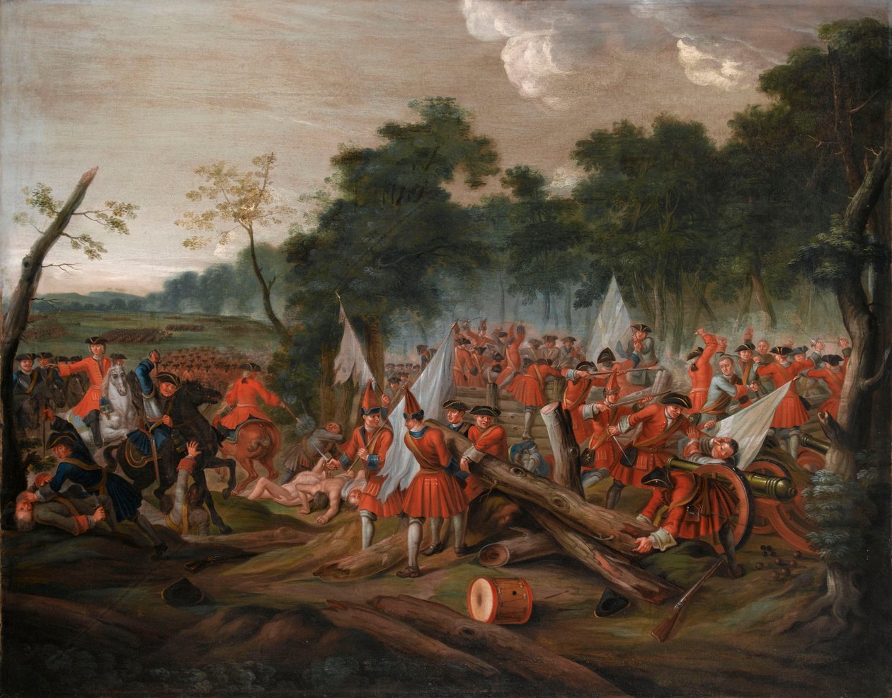 Die Schlacht von Malplaquet, 11. September 1709, ca. 1713 von Louis Laguerre