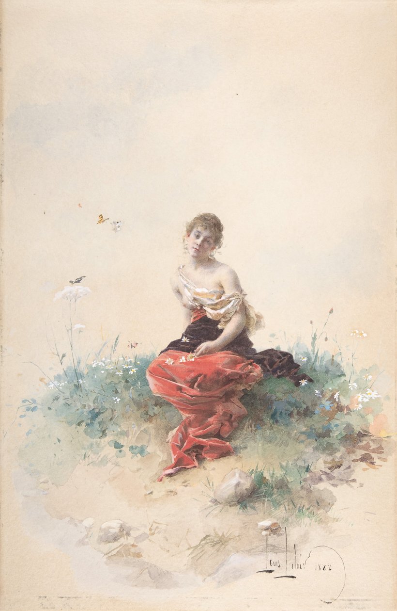 Weibliche Figur, 19. Jahrhundert von Louis Leloir