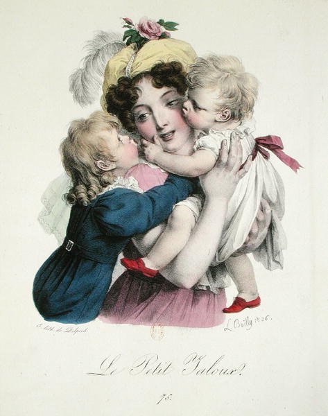 Eifersucht, graviert von Francois Seraphin Delpech, 1826 (Farblithografie) von Louis Leopold (after) Boilly