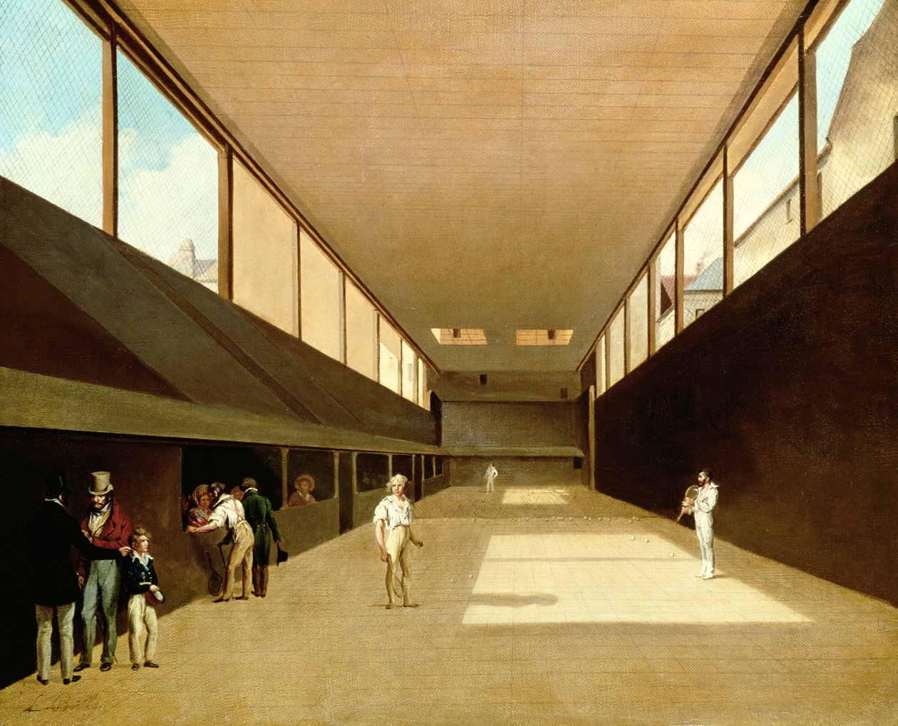 Innenansicht des Jeu de Paume, Versailles von Louis Leopold Boilly