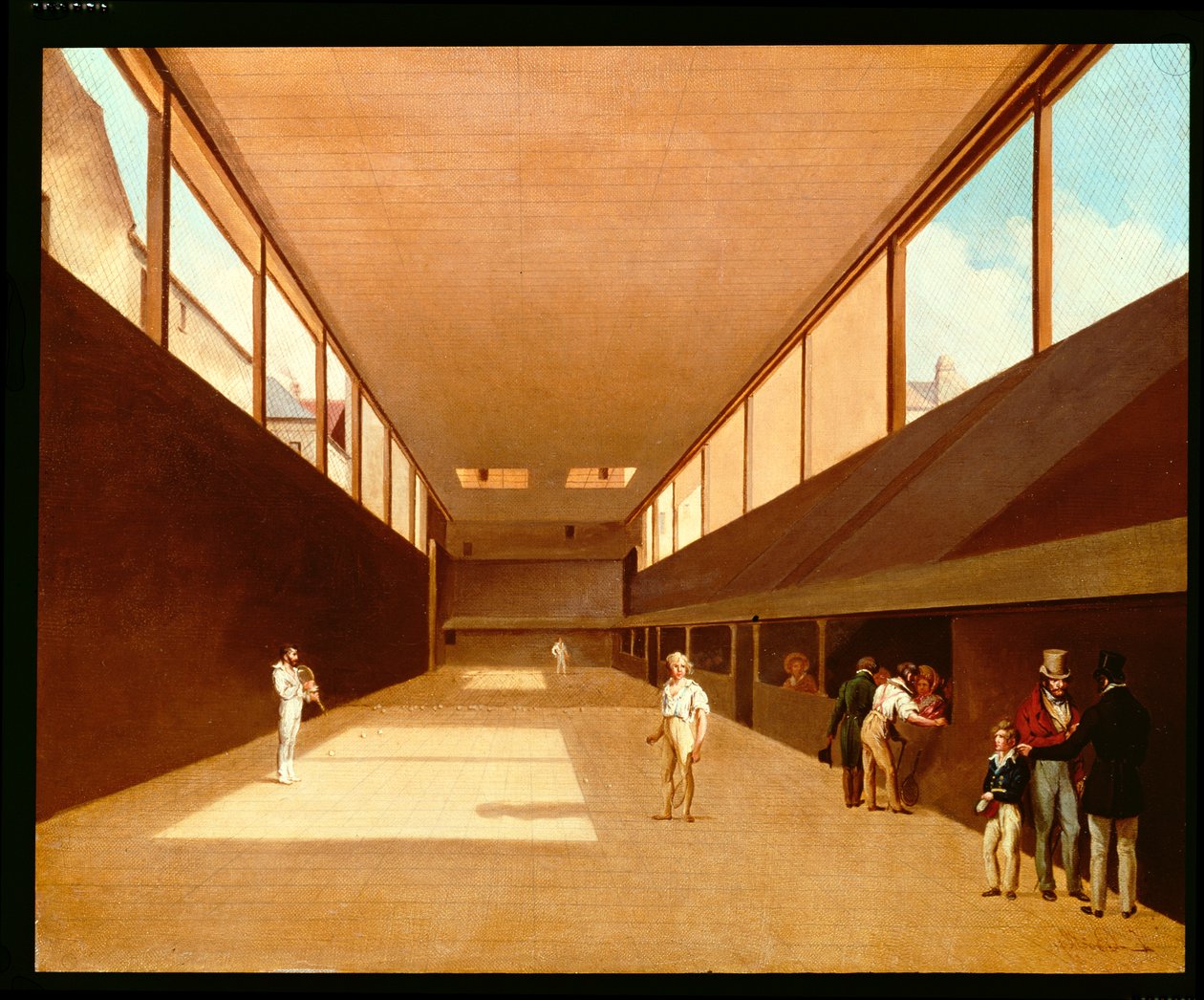 Innenansicht des Jeu de Paume, Versailles von Louis Leopold Boilly