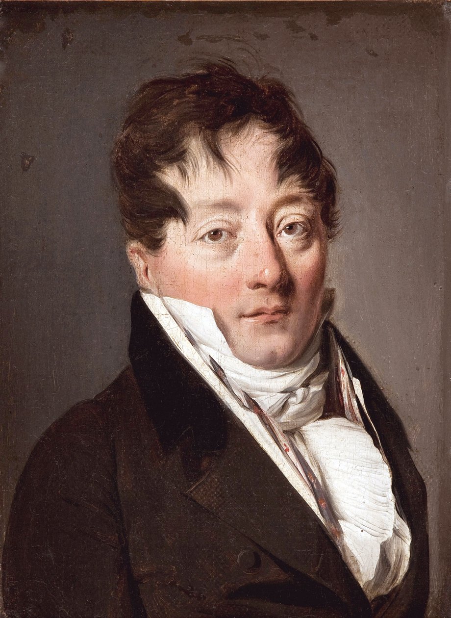 Porträt von Alexandre Balthazar Laurent Grimod de la Reynière (1758-1837) von Louis Leopold Boilly