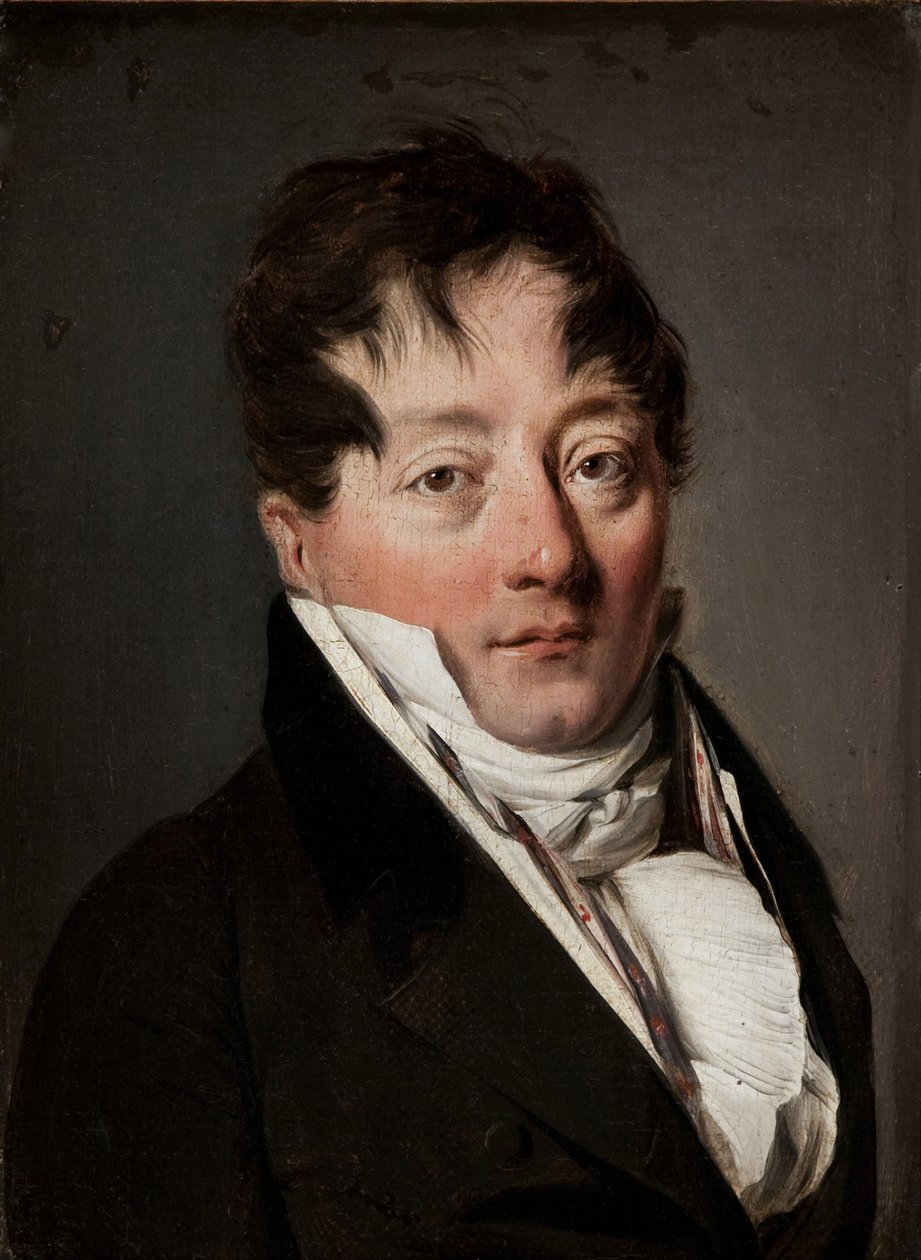 Porträt von Alexandre Balthazar Laurent Grimod de la Reynière 1758-1837 von Louis Leopold Boilly