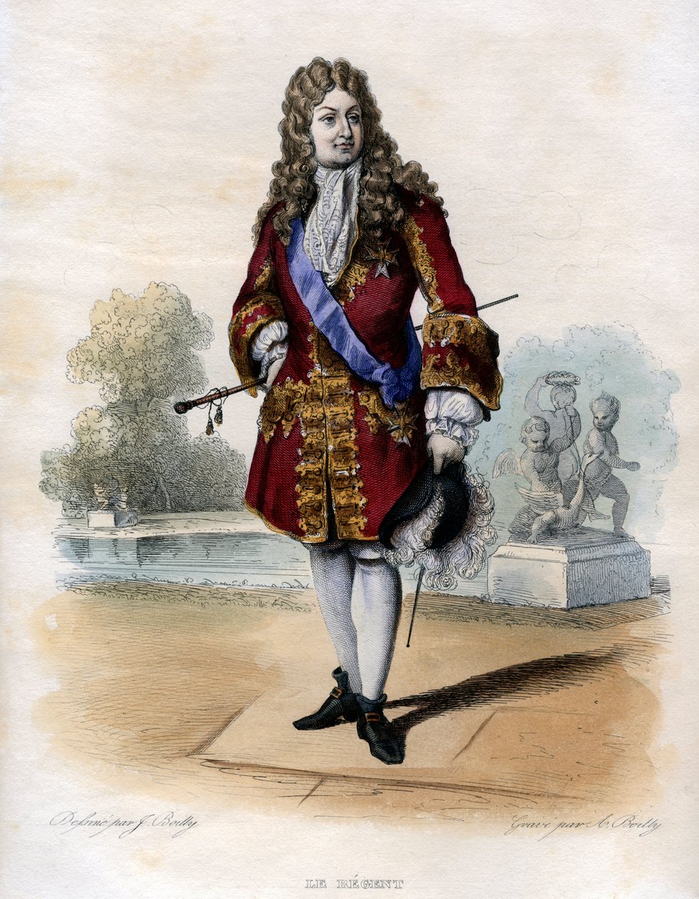Porträt von Philipp II. Herzog von Orléans (1674-1723) Regent von Louis Leopold Boilly