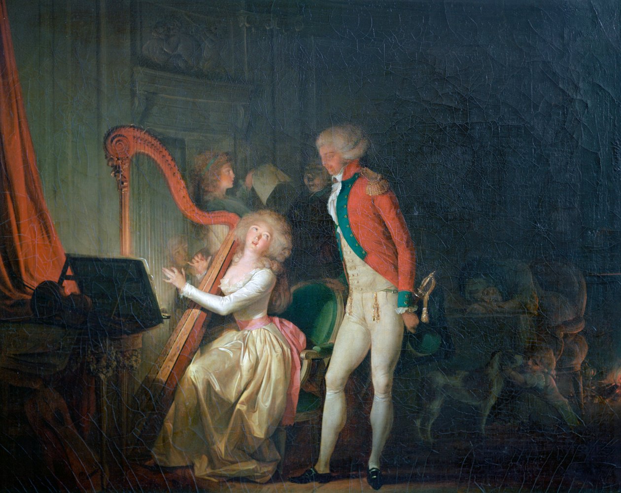 Das improvisierte Konzert oder Der Preis der Harmonie, 1790 von Louis Leopold Boilly