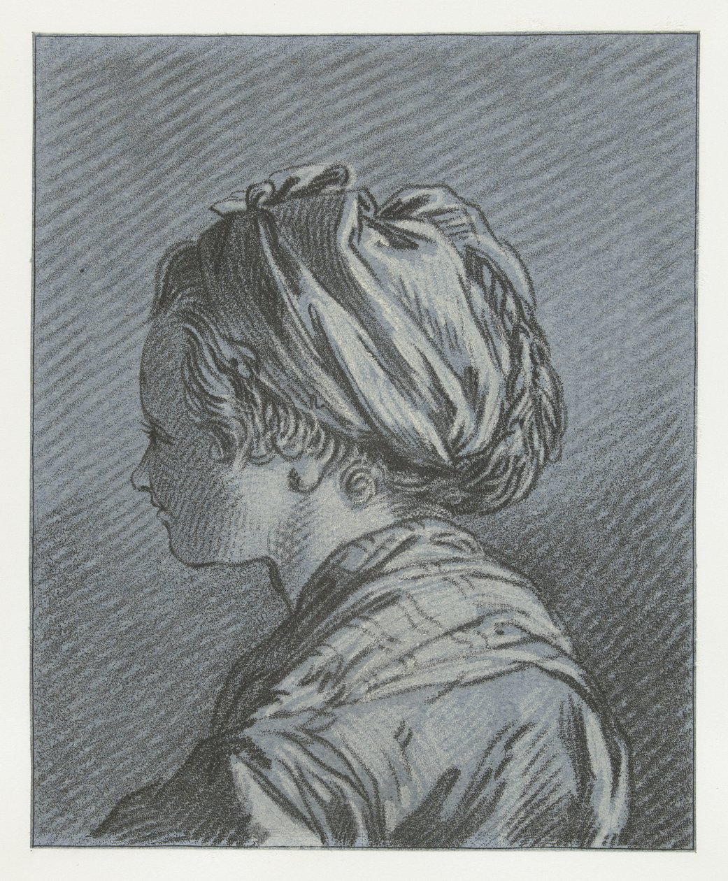 Porträt eines Moskauer Dienstmädchens von Louis Marin Bonnet