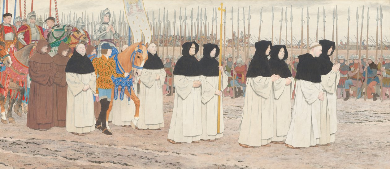 Die Magd in Rüstung zu Pferd (Jeanne d