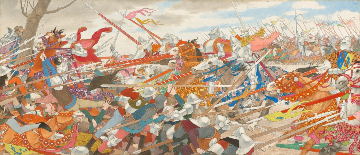 Der Aufruhr des Konflikts Joan of Arc Serie: IV von Louis Maurice Boutet de Monvel