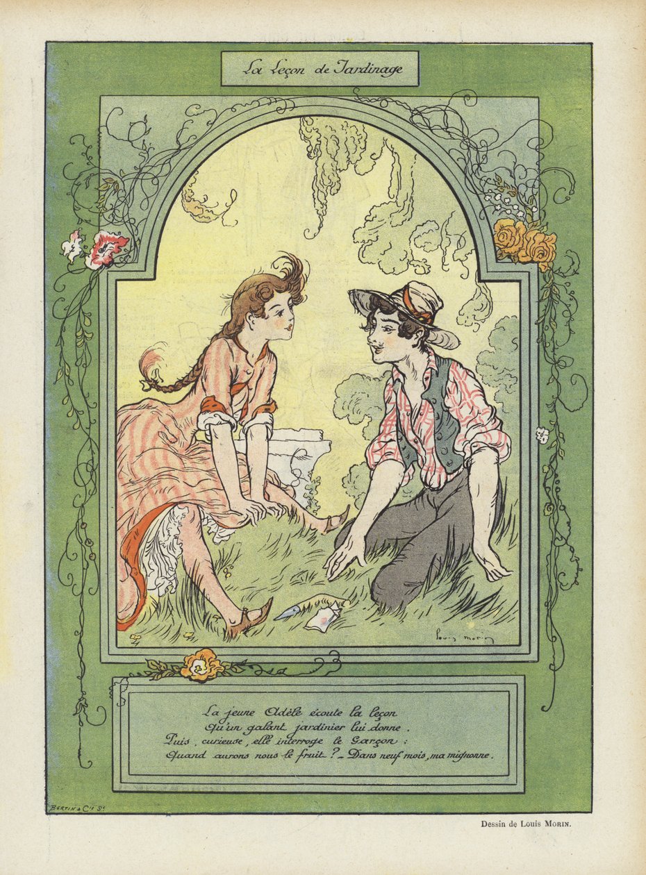 Die Gartenstunde von Louis Morin