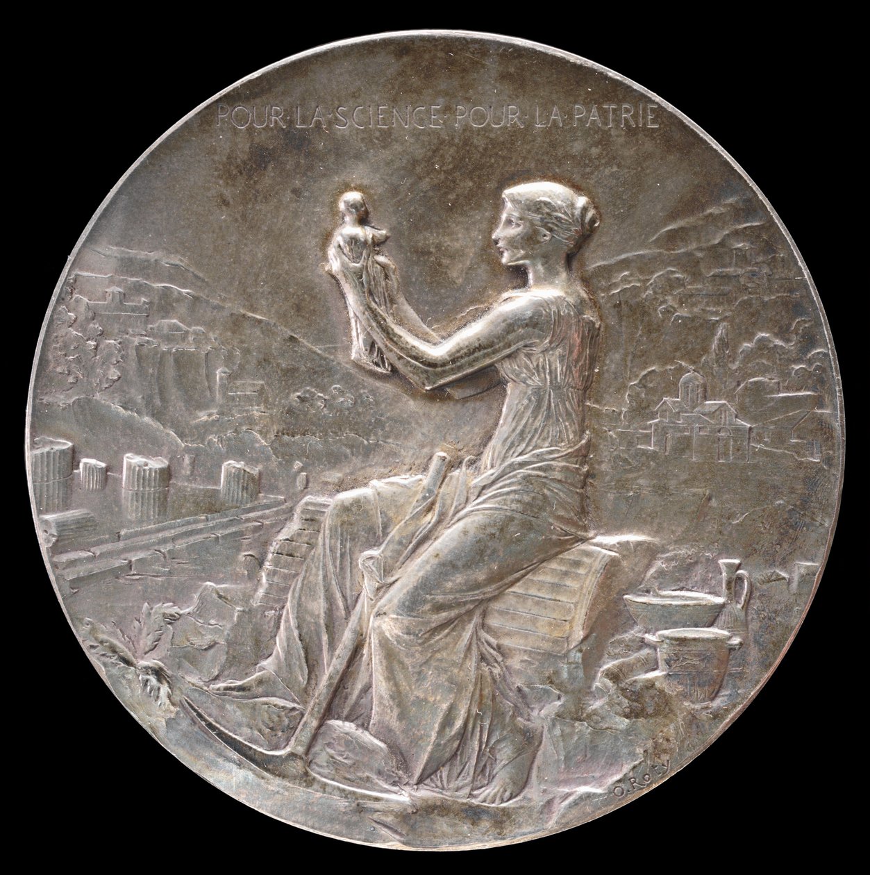 Medaille zum fünfzigsten Jubiläum der École française d