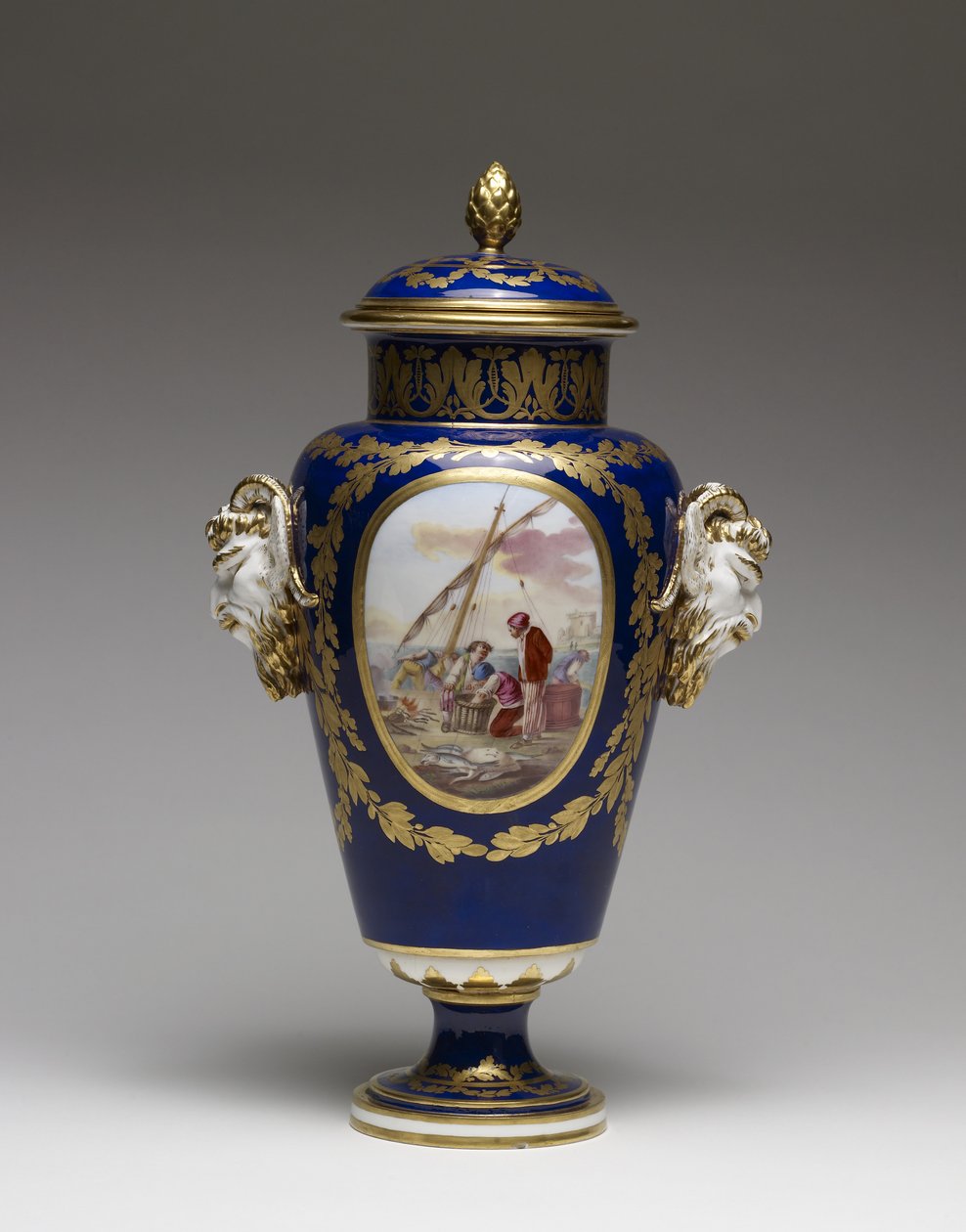 Vase von Louis Simon Boizot