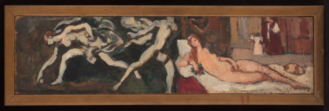 Studien nach Tizians Die Venus von Urbino und Guido Renis Das Rennen von Atalanta, entstanden während der Ausstellung "Italienische Kunst" im Petit Palais von Louis Valtat