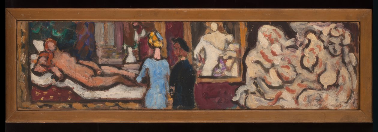 Studien zu Tizians Venus von Urbino und zur Flora, entstanden während der Ausstellung "Italienische Kunst" im Petit Palais von Louis Valtat