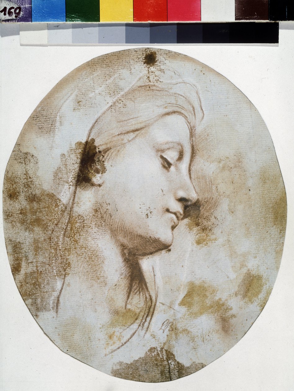 Kopf der Jungfrau von Louis de Boullogne