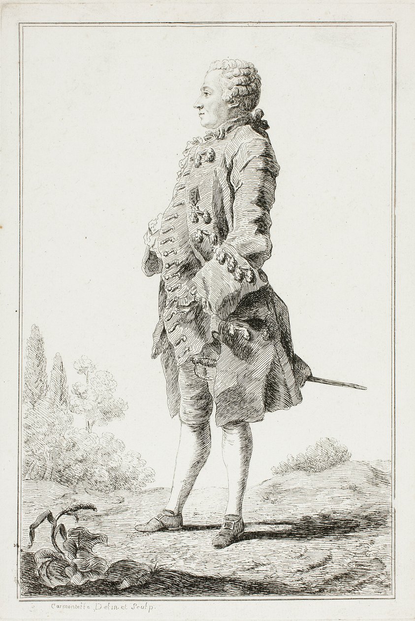 Der Baron von Besenval von Louis de Carmontelle
