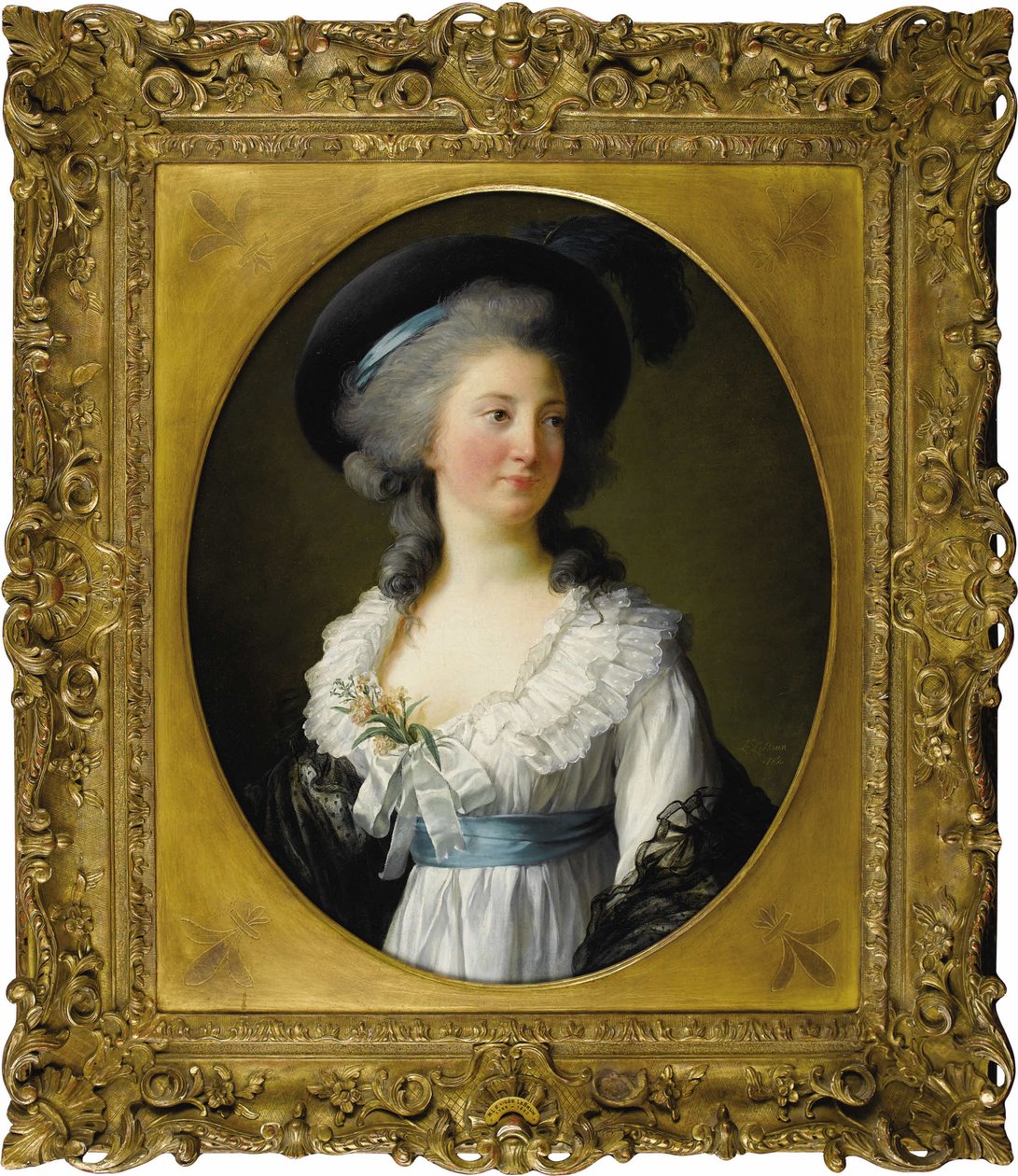 Porträt von Madame de Moreton, Comtesse de Chabrillan von Elisabeth Louise Vigee Lebrun